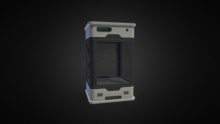 Sci Fi Plant  Incubator 3D Model