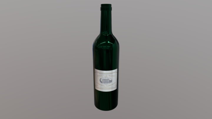 Wine Bottle 3D Model