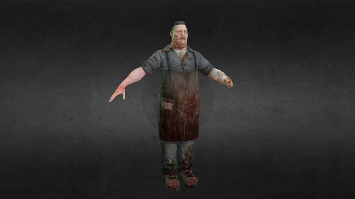 butcher 3D Model