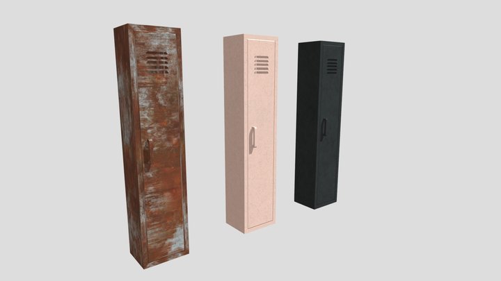 Locker 3D Model