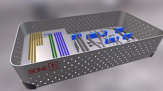 Small Locking Fragment Instrument Set_OPEN_L1 3D Model