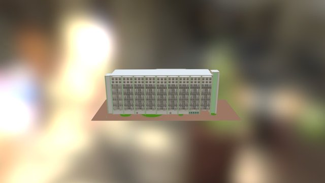 HKU Main Library Old Wing Final 3D Model