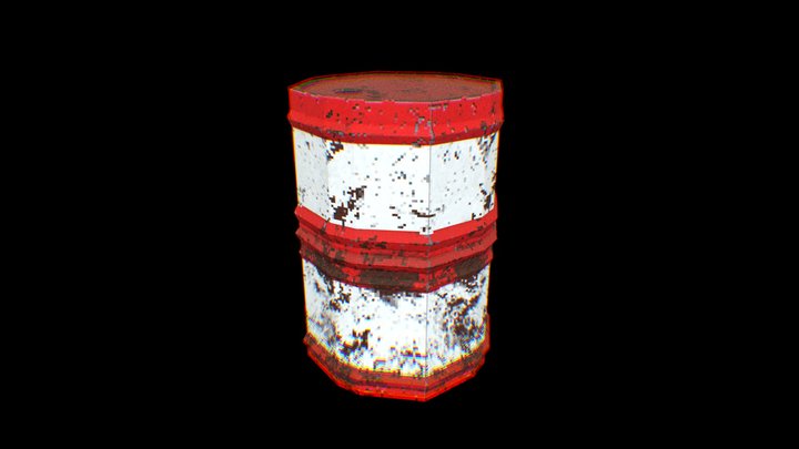 PSX Barrel (From "Stranded Among The Stars") 3D Model