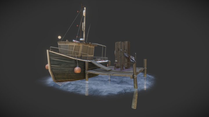 DAE 5 Finished Props - By The Ocean 3D Model