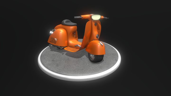 The CSC 165 Scooter 3D Model