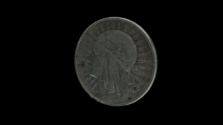 10 zł coin 3D Model