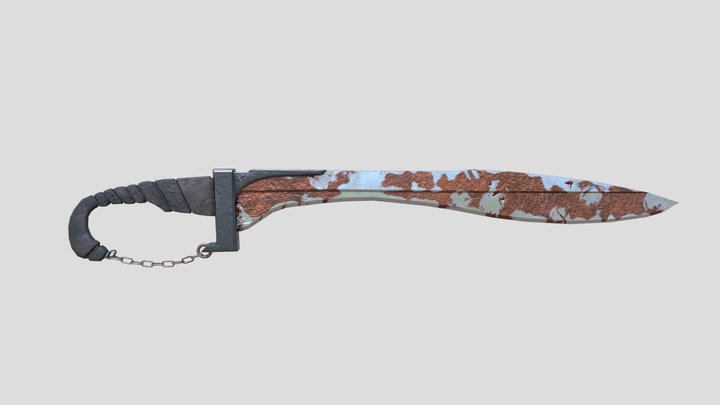 Simple Sword 3D Model