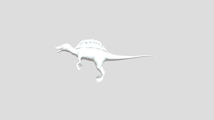 Crimson Sailed Spinosaur