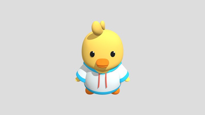 Duck Doll - Nakano Rika WIdya 3D Model