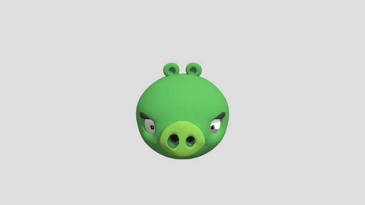 Custom Edited - Angry Birds Customs - Minion Pig 3D Model