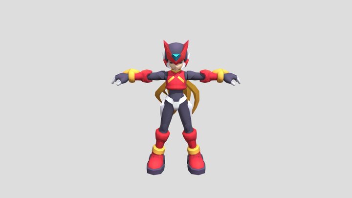 Mega Man X DiVE - Zero(Z) 3D Model