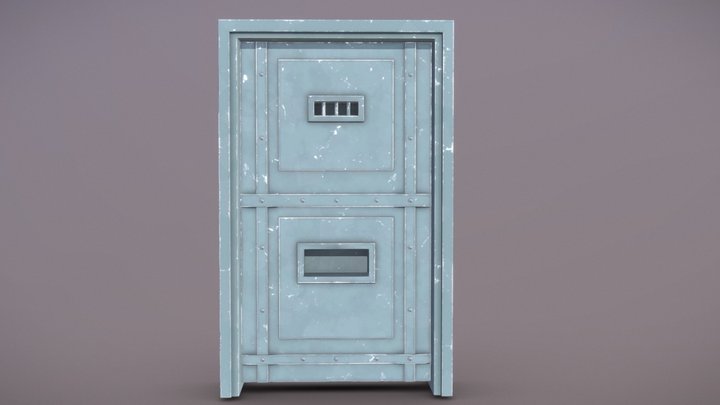 Prison Cell Door 3D Model