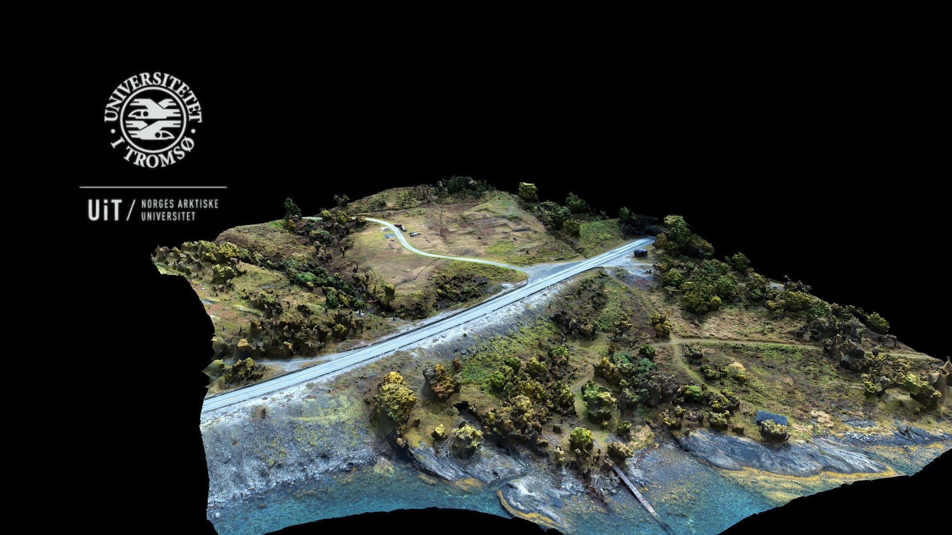 Kalvika excavations: Aerial end of project