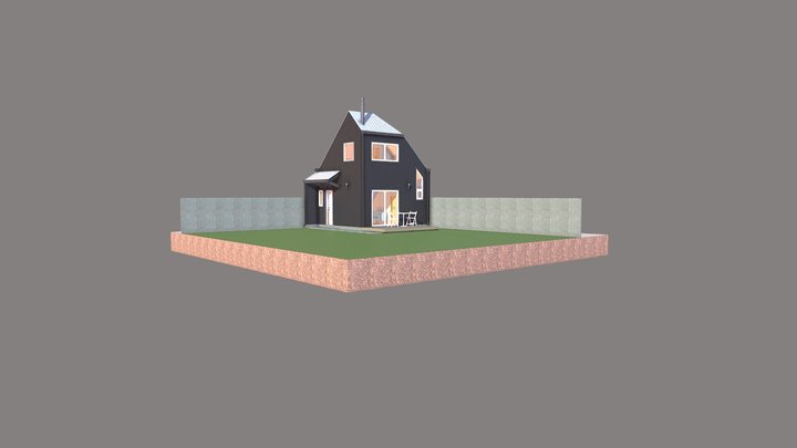 CABAÑA ESQUINERA 3D Model