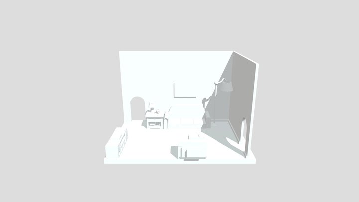 Simposons Livingroom 3D Model