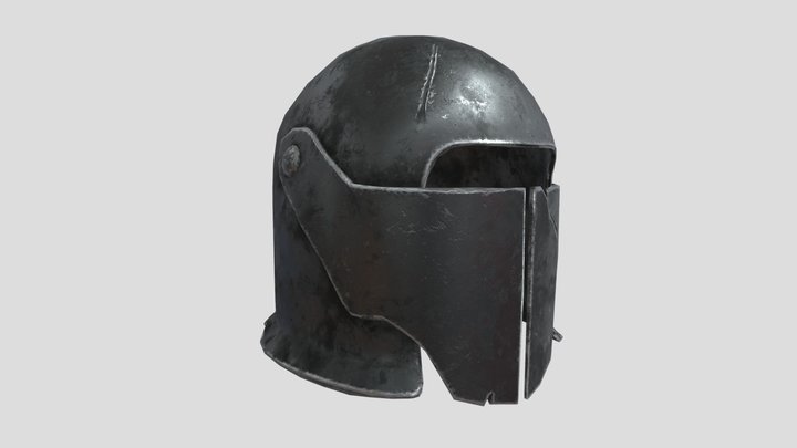KNIGHT'S HELMET 3D Model