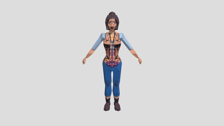 BSc3B-Character-Female 3D Model