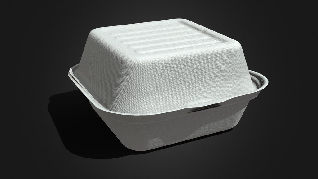 Compostable Burger Box .::RAWscan::.