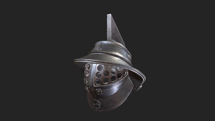 Gladiator Helmet 3D Model