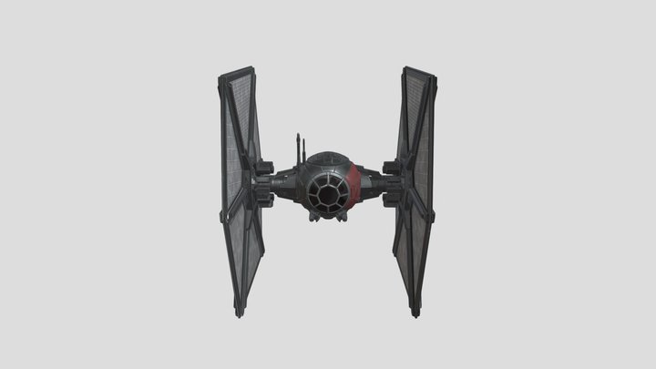 first order tiefighter 3D Model