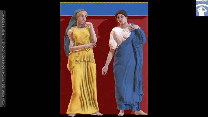 3D rendering of Metope South 19 Restored (Parthenon)
