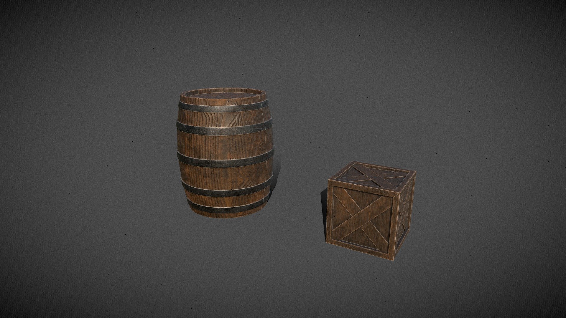 WoodenBarrelBox