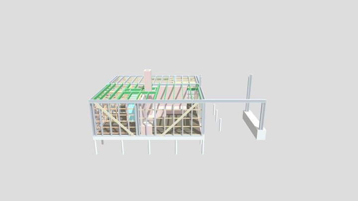 баня финиш 3D Model
