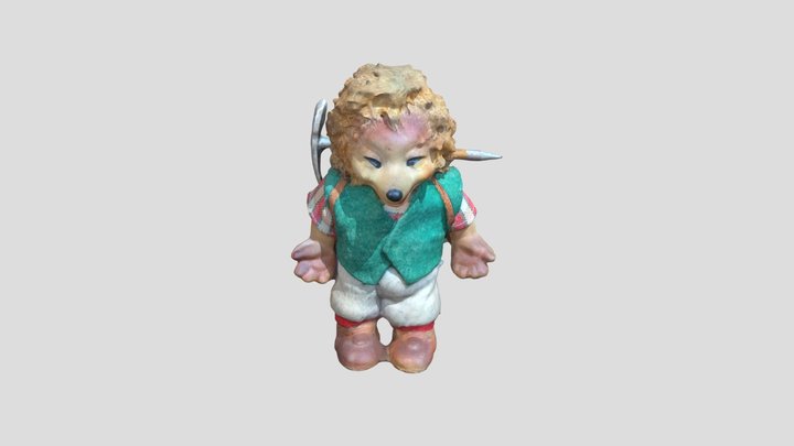 Mecki goes hiking 3D Model