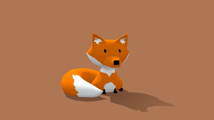 Smol Fox 3D Model