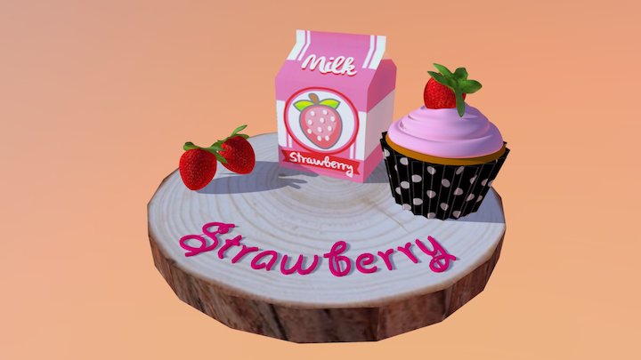Strawberry 🍓 3D Model