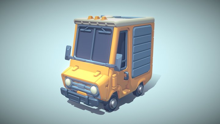 Piggy Van Junior (3d Print) 3D Model