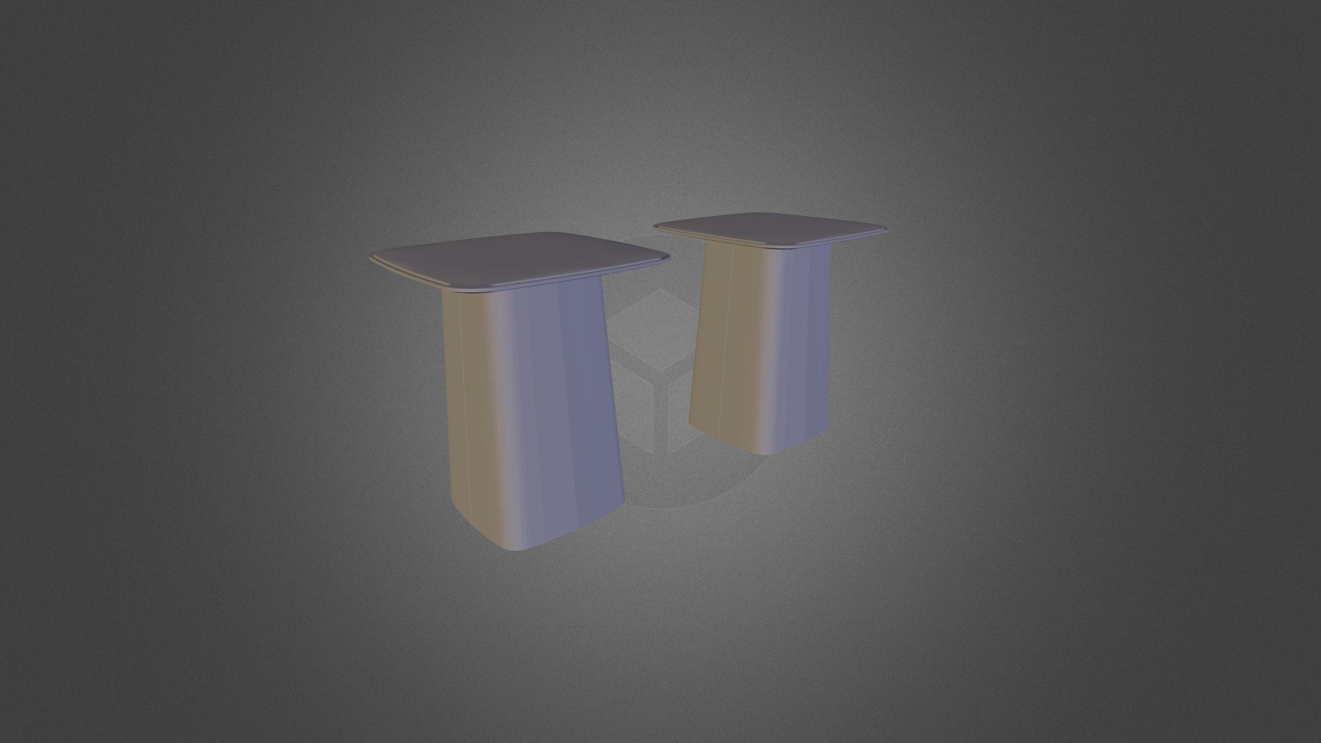 Leather Side Table - 3D model by Vitra [3b088f1] - Sketchfab