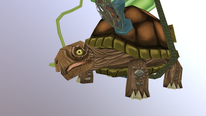 Lowpoly Tortoise 3D Model