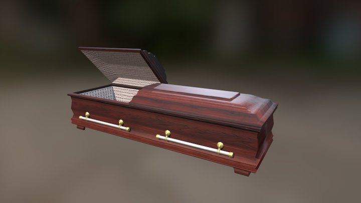 Coffin Open 3D Model