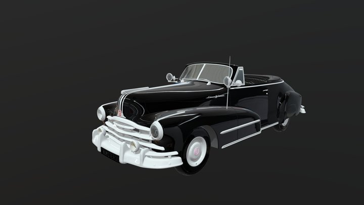 Ford Super Deluxe Convertible 1946 Car 3d Model 3D Model