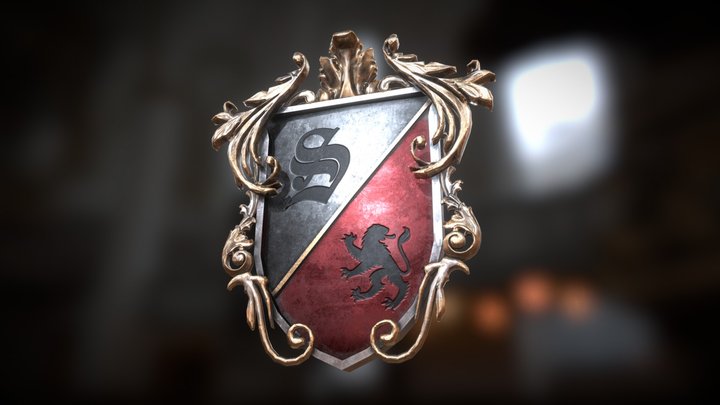 The Inheritance of Crimson Manor | Family Emblem 3D Model