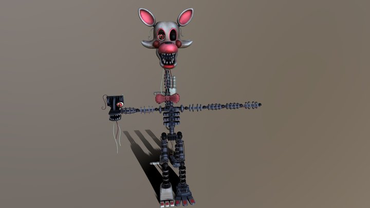Mangle_Fnaf_Ar 3D Model
