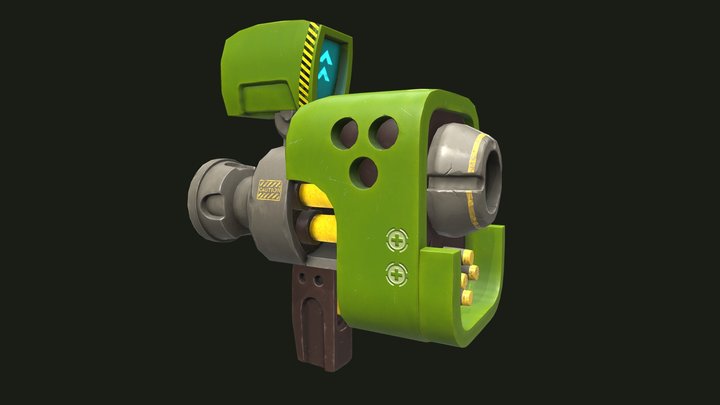 Worms gun 3D Model