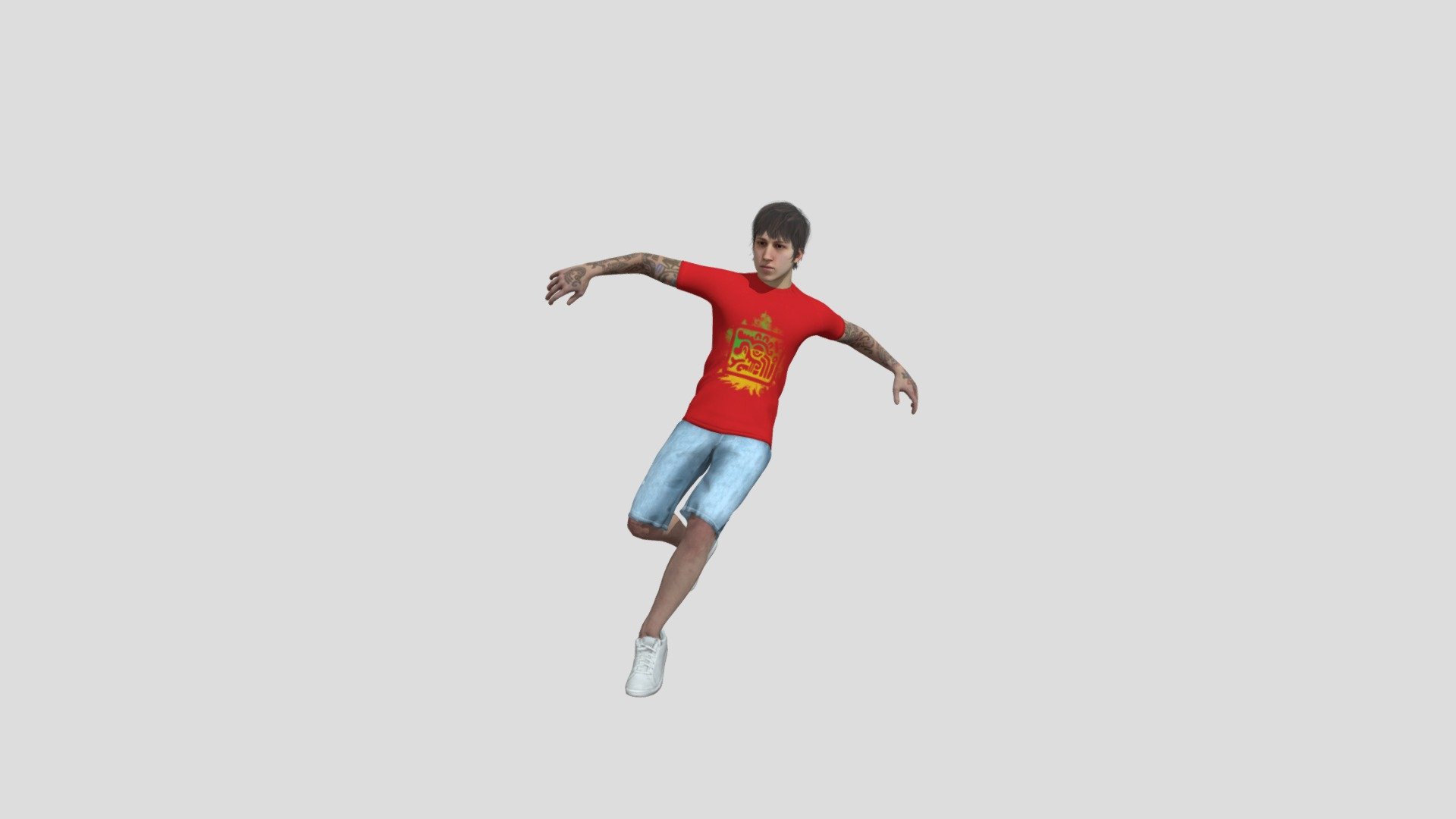 Breakdance Ending 1-mixamo-brfyce - Download Free 3D model by ...
