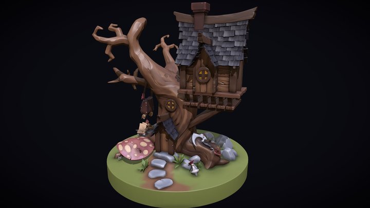 Treehouse 3D Model