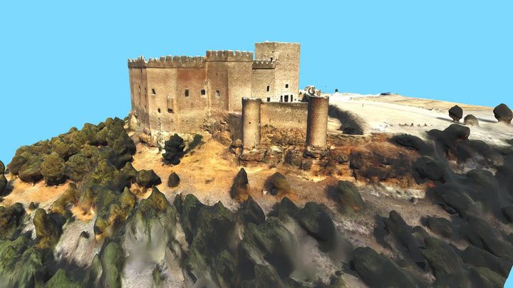 Castle, Castillo De Pedraza, Spain 3D Model