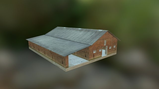 budynek gospodarczy 3D Model
