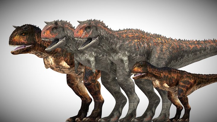 Jurassic World Carnotaurus Pack – Modèle 3D gratuit STL