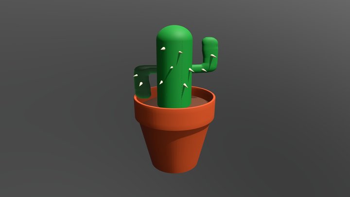 Cactus 3D Model