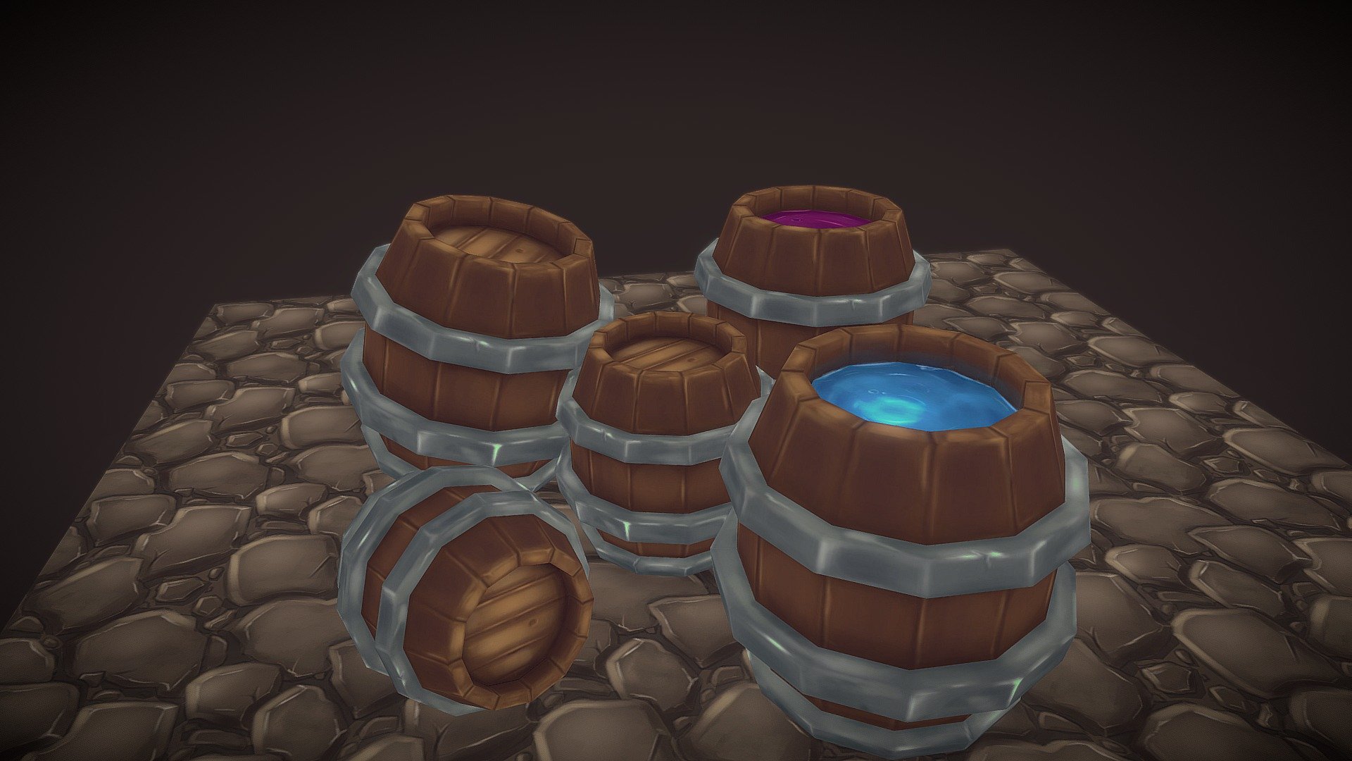 Handpainted Barrels