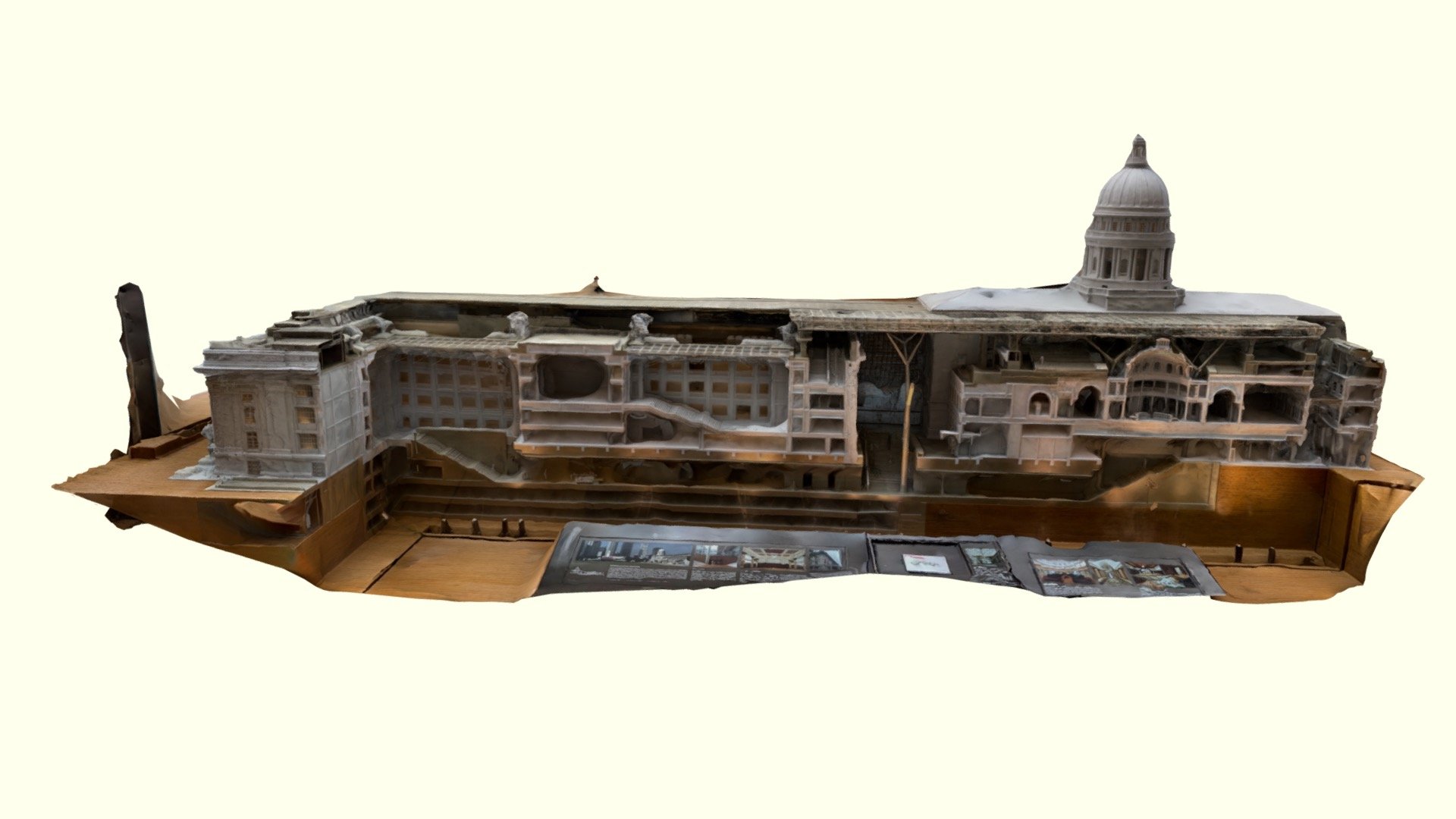 National Gallery Singapore Model (Interior)