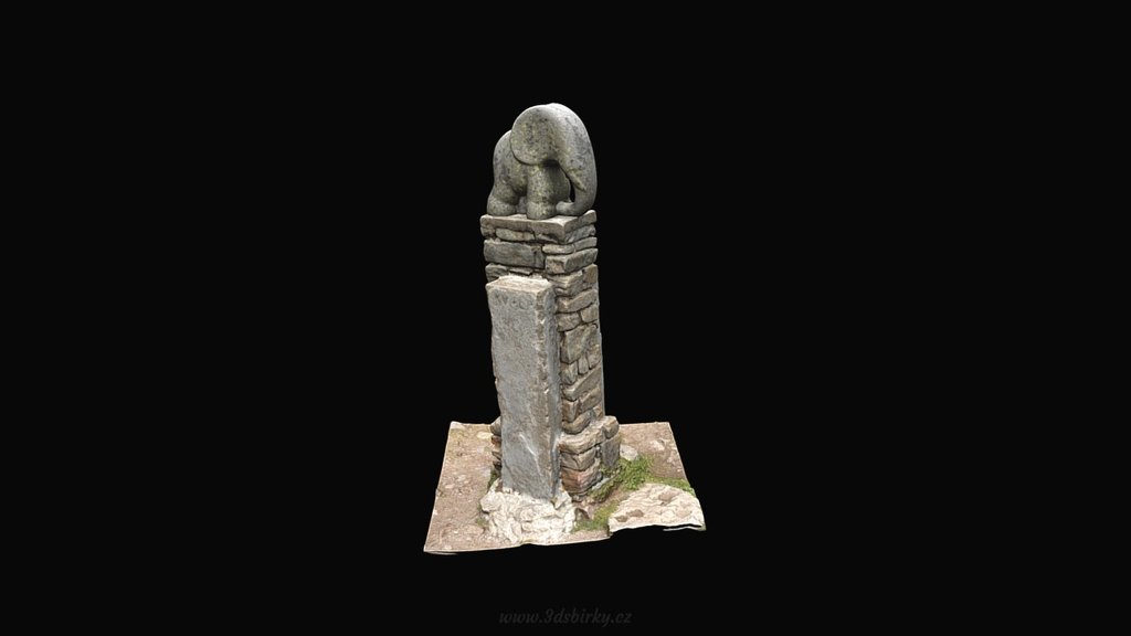 Kralicky Sneznik - elephant — Sketchfab embed 3D viewer