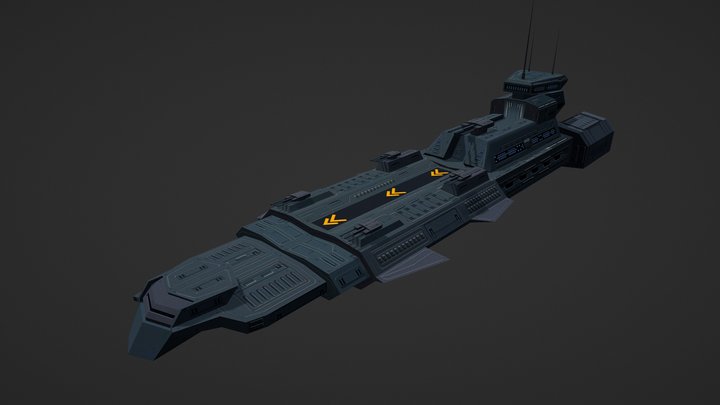 Legkij Krejser 3D Model