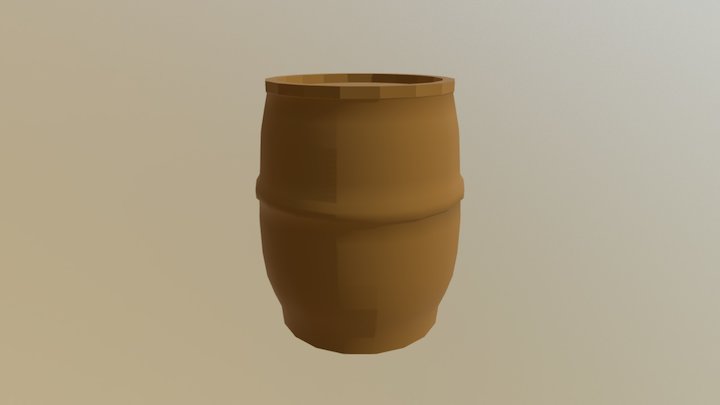 Barrel 3D Model