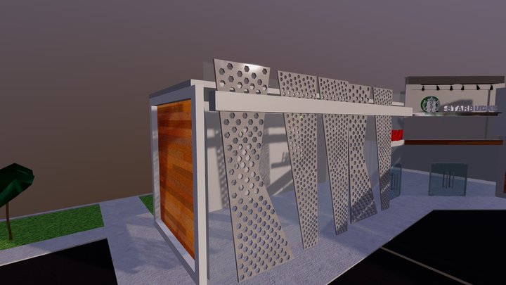 PLAZA COMERCIAL BCB. 3D Model